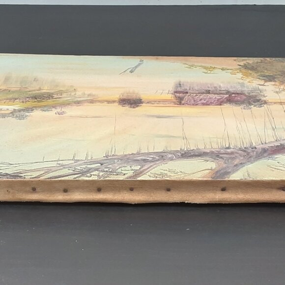 ORIGINAL Manuel Bernuy Ortíz Painting | 1957 | OIL ON CANVAS - Picture 4 of 6